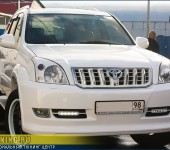 Покраска фар внутри (масок фар) на Toyota Land Cruiser 120 Prado